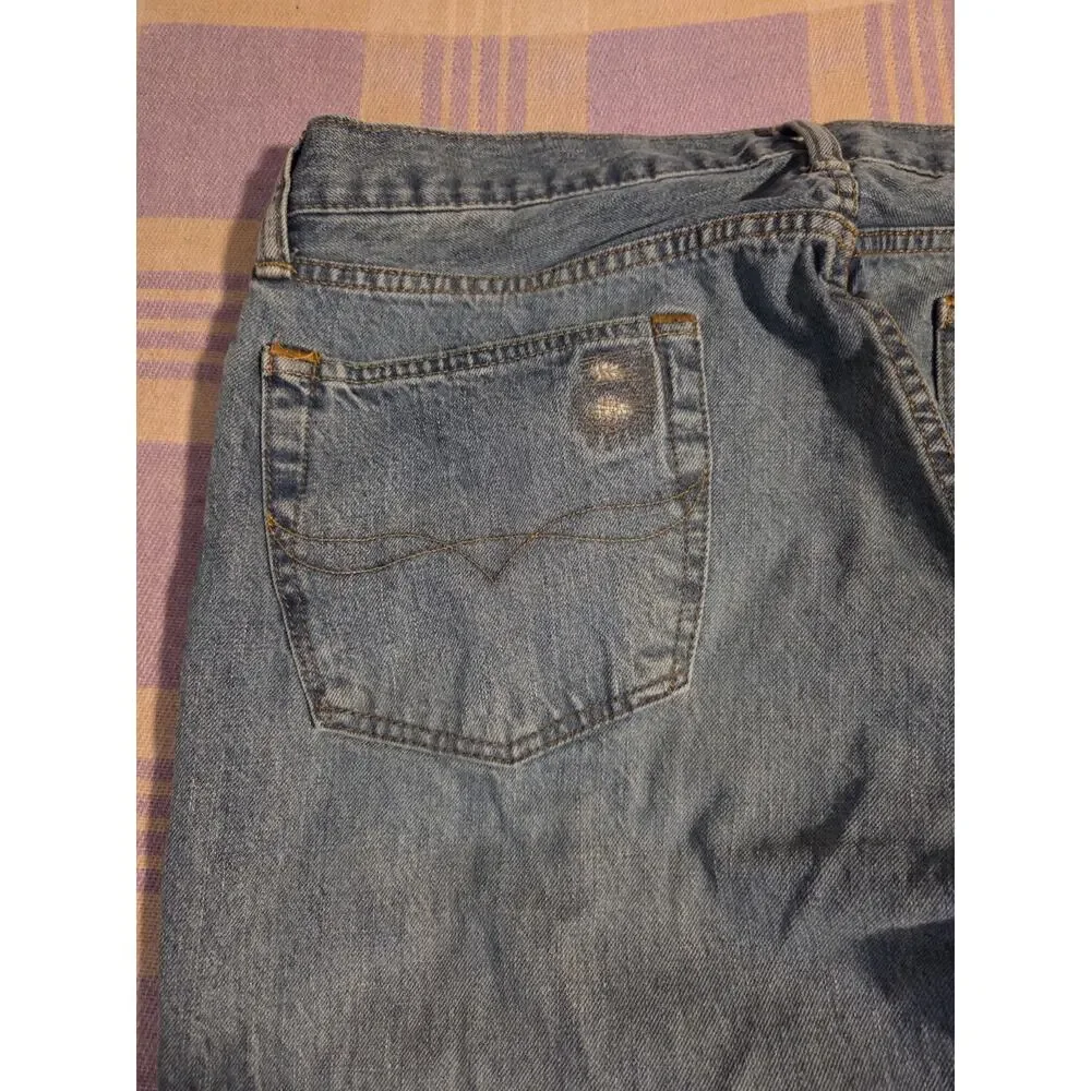 Polo Ralph Lauren Mens Varick Slim Straight Distressed Embroidered Patched Jeans